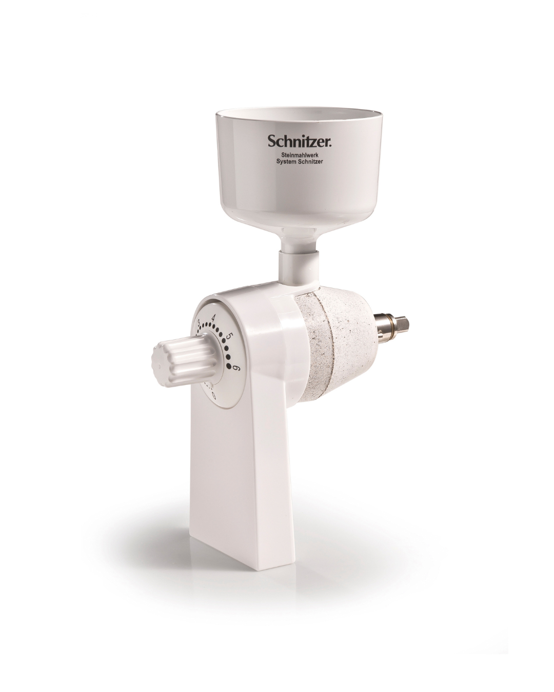 Moulin à céréales Jupiter à meule de pierre avec connexion directe pour KitchenAid