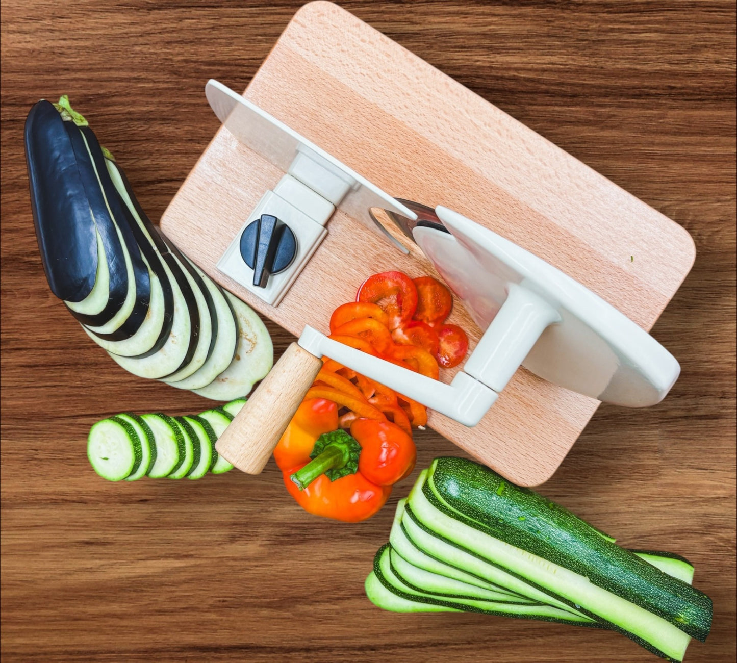 Glattes Edelstahl Messer für Hand-Allesschneider Modell 305