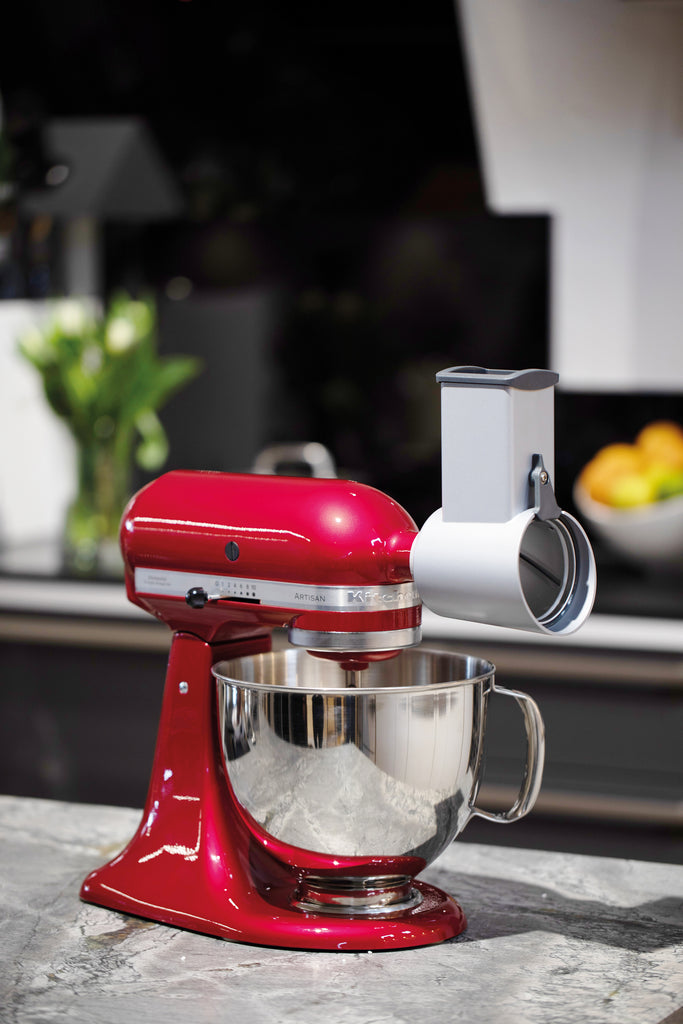 KitchenAid with Metal Vegetable Slicer Attachment