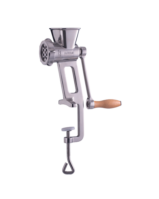 Hachoir manuel universel Jupiter en acier inoxydable