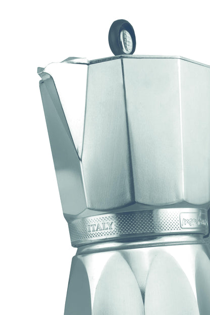 Cuisinière "Verona" 6 tasses - induction en aluminium - fabriqué en Italie