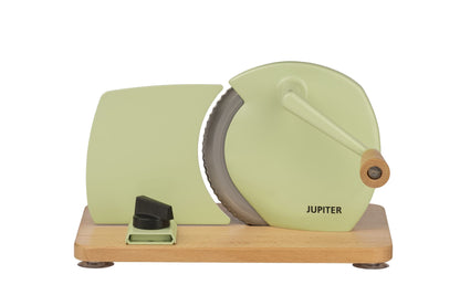 Manueller Allesschneider in der Farbe hellgrün von Jupiter.