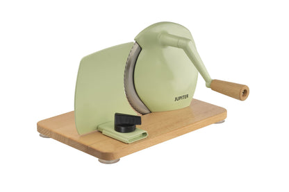 Manueller Allesschneider in der Farbe hellgrün von Jupiter.