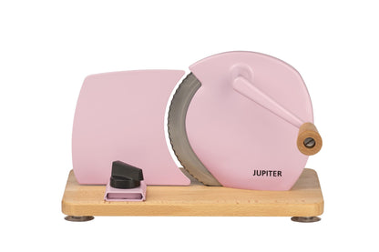 Manueller Allesschneider in der Farbe hellrosa von Jupiter.