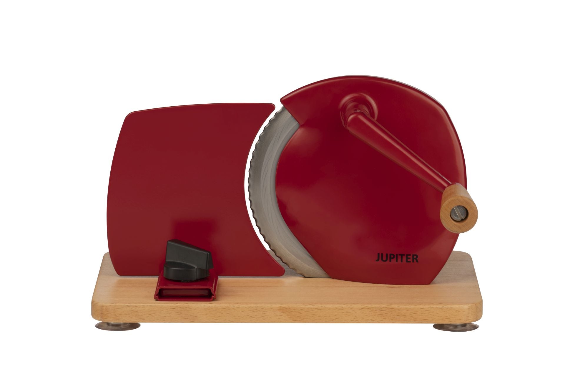 Manueller Allesschneider in der Farbe rot von Jupiter.