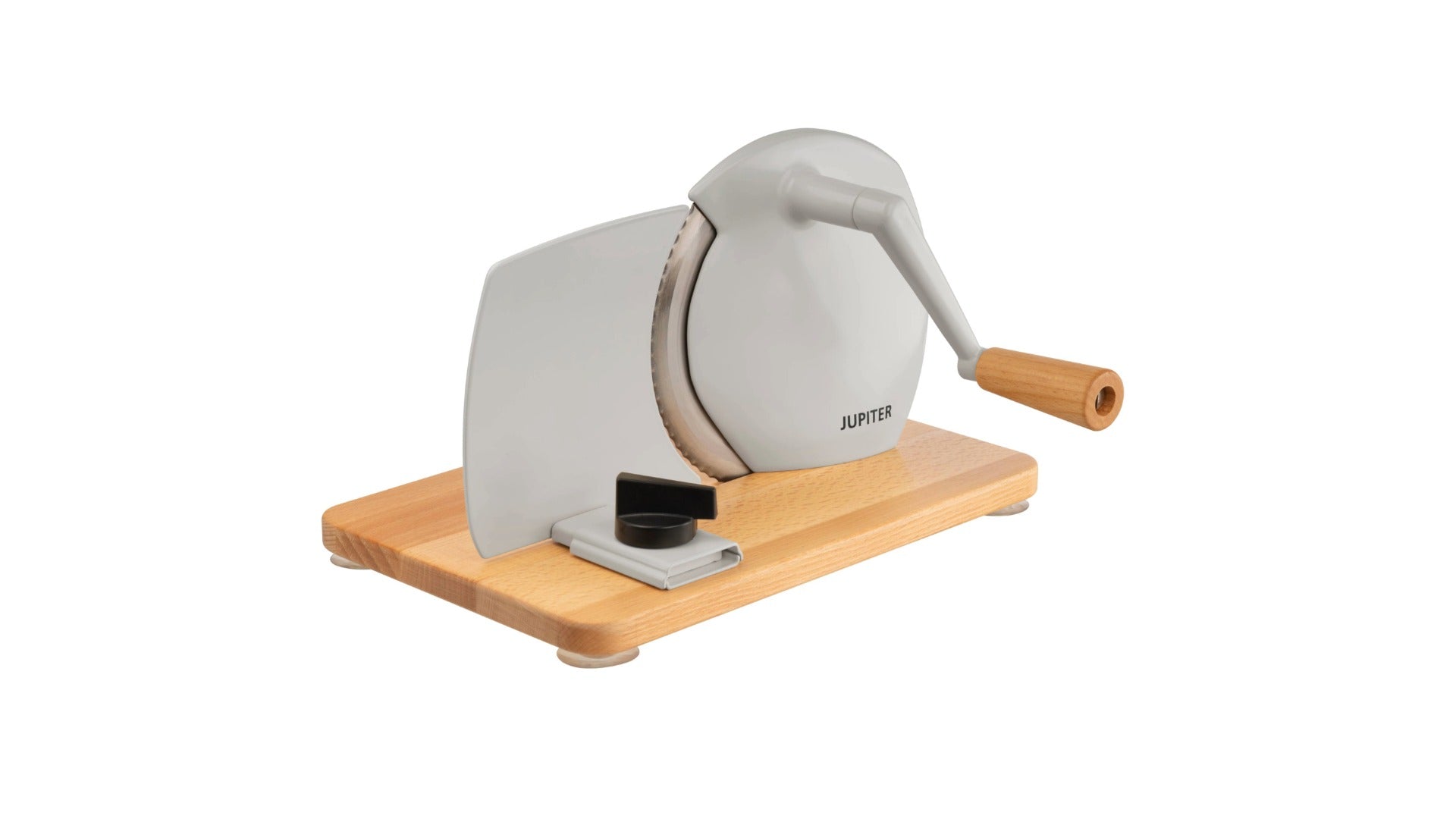 Manueller Allesschneider in der Farbe hellgrau von Jupiter.