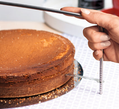 Jupiter Tortenschneider beim Schneiden einer Torte