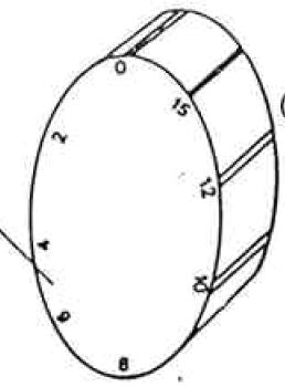 Adjustment knob for cutting width model 854